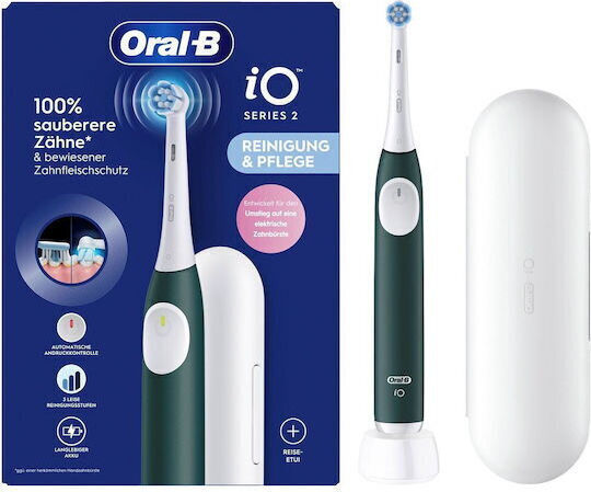 Oral-B Io Series Periuță De Dinți Electrică Cu Husă De Călătorie Verde