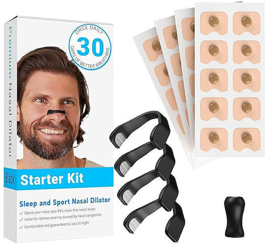 Miley Magnetic Nose Strips 30 Day Kit Men Women Magnetic Anti-Snoring Stopper Calm Sleep Nasal Dilator for Snoring