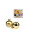 Hanging Ball Ornament Ornament Yellow 8cm Set 12pcs