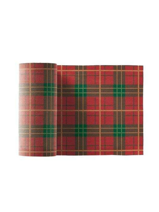 Подложки Роло Памучни Pre-cut Tartan Червени 50 Бройки 11x11 См