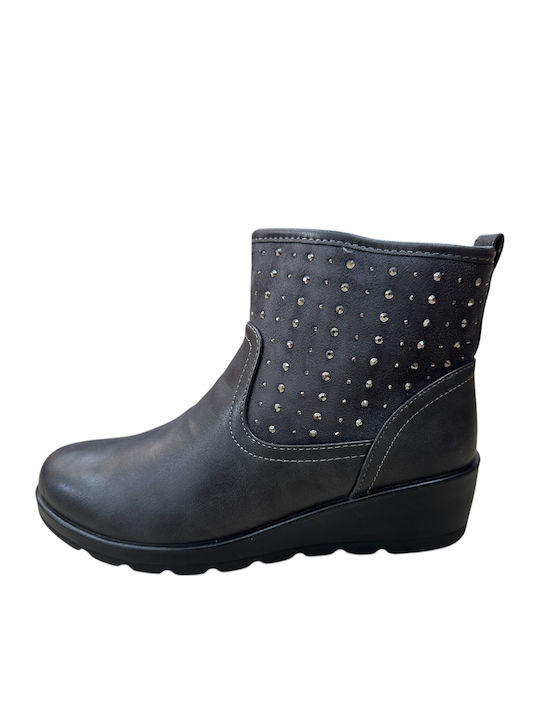 Stiefeletten Damen Gray