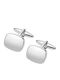 Ascot Cufflinks in Silver Color