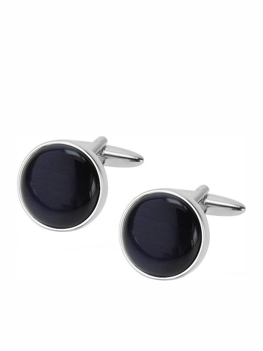 Ascot Cufflinks in Silver Color