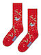 Happy Socks Коледни Чорапи Red 1Пакет