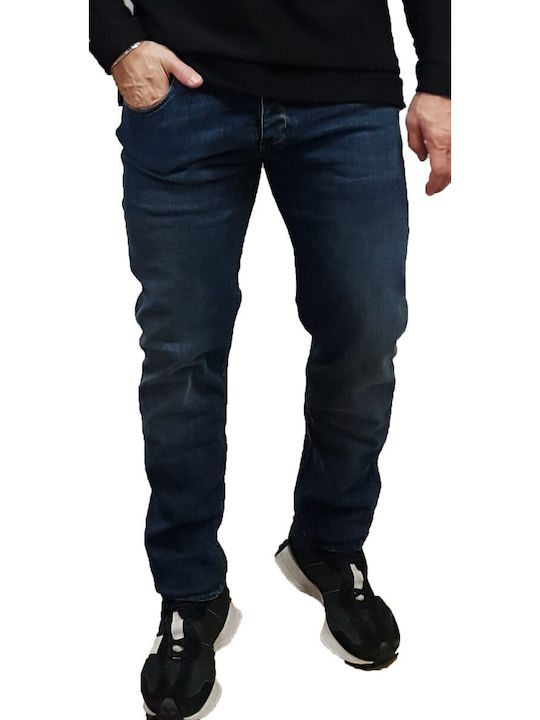 Cover Jeans Cover Teddy Men's Jeans Pants Elastic Blue Denim