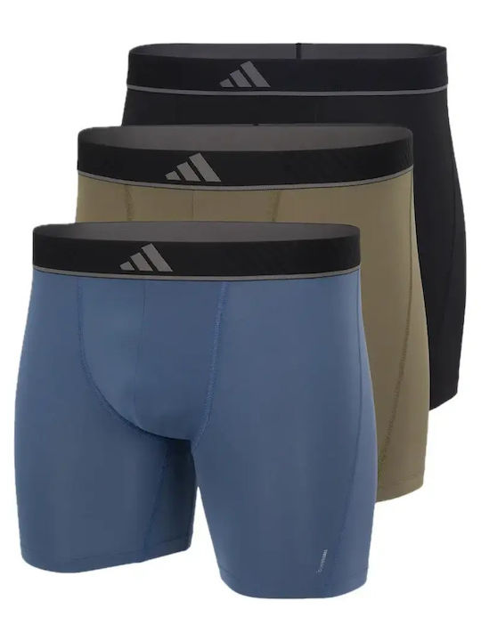 adidas Flex Herren Boxershorts Schwarz 3Packung