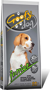 Tanko Σκυλοτροφη Goofy Junior 20kg Trockenfutter für Hunde mit Fleisch