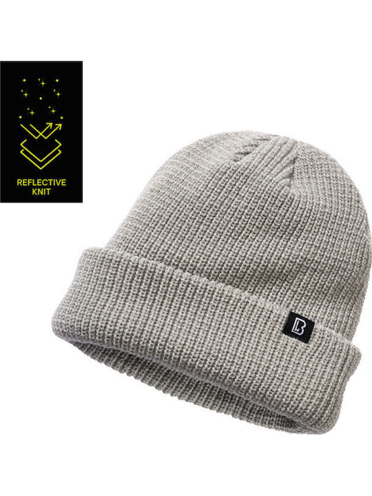 Beanie Unisex Fleece Beanie Gestrickt in Gray Farbe