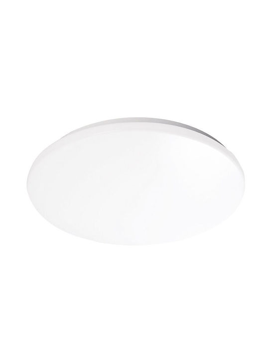 Bot Lighting Πλαφονιέρα Οροφής 26εκ. Λευκή με Ενσωματωμένο LED