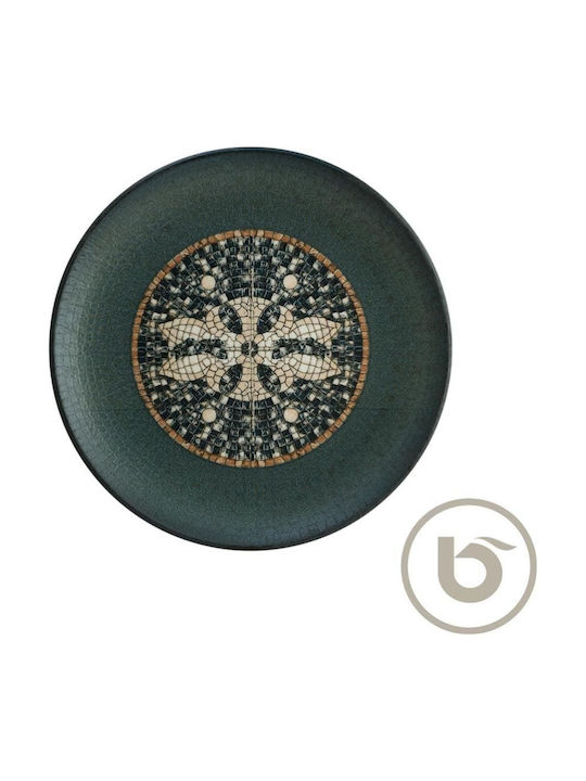 Bonna Plate Shallow made of Porcelain Gray with Diameter 30cm 6pcs