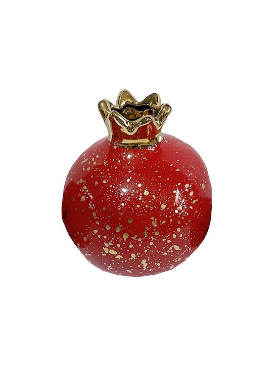 Espiel Tabletop Lucky Charm Pomegranate Red Cer...