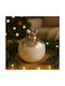 Espiel Tabletop Lucky Charm Pomegranate Silver Ceramic 10x10cm 6pcs
