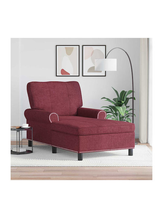 Modern Chesterfield Liegestuhl Rote 91x157x91cm 42022933