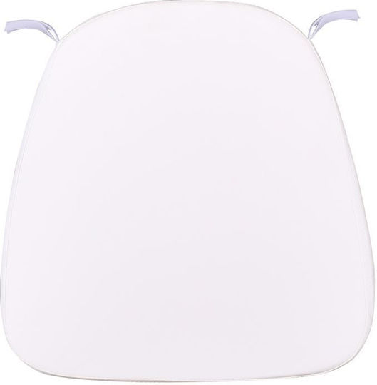 Woodwell Waterproof Garden Chair Cushion Destiny White 2pcs 42x43cm. Ε370,Μ
