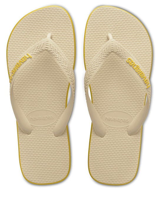 Damen-Flip-Flops Beiges Stil