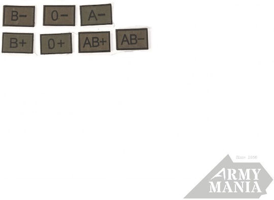 Διακριτικα Φορμας Ομαδα Αιματος Χρατς 6x4cm Α