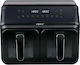Alpina Air Fryer with Wi-Fi & Double Detachable Bucket 8lt Black