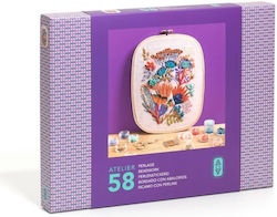 Djeco Atelier 58 Κέντημα Λουλούδια