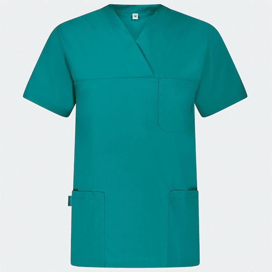 bwell Angel Unisex Green Medical Blouse