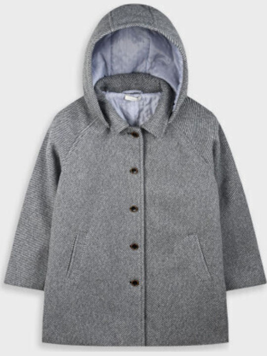Energiers Kinder Mantel mit Kapuze Gray