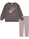 Kids' Set with Leggings Winter 2pcs Pink Wild Warmth