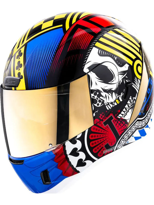 Icon Airform Lucky Lid 5 Glory Motorradhelm Vol...