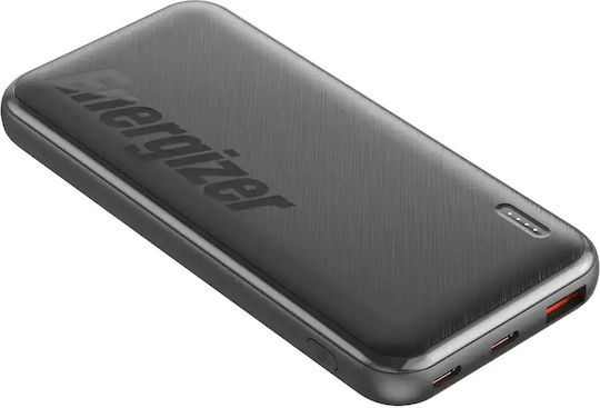 Energizer Power Bank 10000mAh 22.5W με Θύρα USB-A και 2 Θύρες USB-C Quick Charge 3.0 / Power Delivery Μαύρο