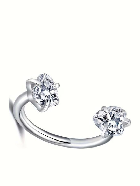 Amalfi Accessories Обеца Бар от Титан 8mm