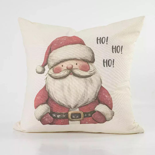 Borea Christmas Decorative Pillow Figure Beige 45x45cm