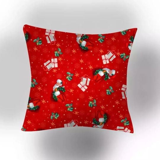 Borea Christmas Decorative Pillow Figure Red 45x45cm