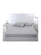 Silk Fashion Σεντόνι King Size με Λάστιχο 180x200+35εκ. Light Grey
