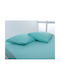 Silk Fashion Pillowcase Set with Envelope Cover Sea Green 50x70cm.