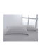 Silk Fashion Pillowcase Set with Envelope Cover Light Grey 50x70cm.