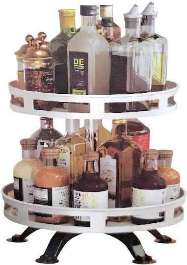 Plastic Spice Jar on Rotating White Base