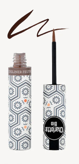 Charlotte Bio Felt Tip Eye Liner Brown 4ml
