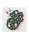 Denik Φουτερ Xmas Santa Πρασινο L 35cm