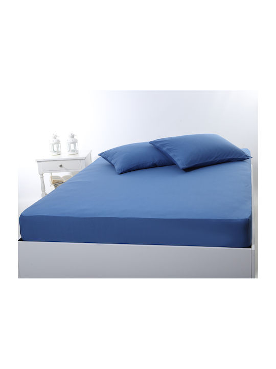 Silk Fashion Σεντόνι Μονό με Λάστιχο 100x200+35εκ. Jean