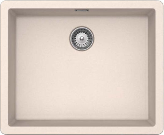 Schock Cristalite Manhattan Drop-In Küchenspüle aus Flüssiger Granit M55.6xP45.6cm Beige