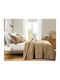 Liolios Home Set Coverlet Semi-double Lt Coffee 180x240cm 2pcs