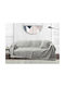Liolios Home Μαξιλάρι Καναπέ Grey 45x45εκ.