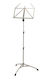 107 Chrome Steel Music Stand Folding Panel 485x240x42mm Height Adjustment 675-1,475mm