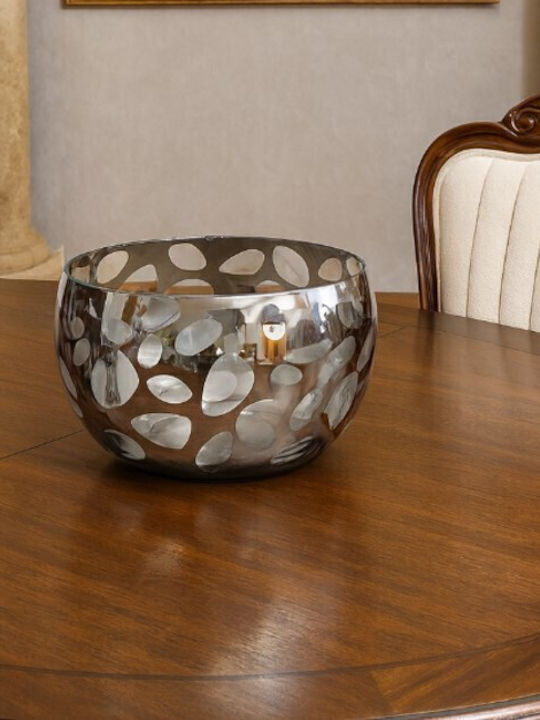 Galifas Decorative Bowl Silver 26x26x5cm