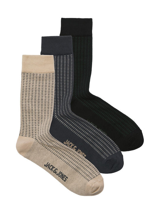 Jack & Jones Μονόχρωμες Κάλτσες Black 3Pack