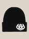 Beanie Unisex Σκούφος Πλεκτός σε Μαύρο χρώμα