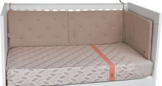 Bebe Stars Crib Bumpers Classic Inside Latte 40cm