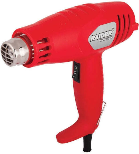 Raider Pistol Termic De Aer 1600W Cu Setare De Temperatură Până La 350°C