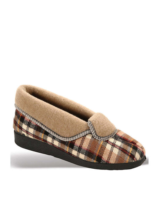 FAME Closed Women's Slippers Brown