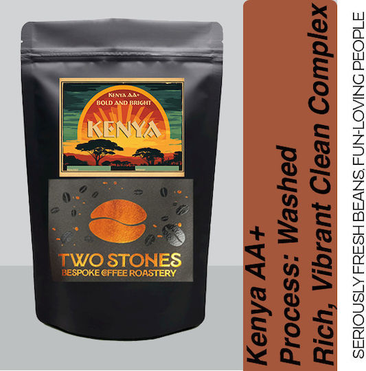 TwoStones Coffee Roasters Кафе Еспресо Кения Classic на Зърна 1kg