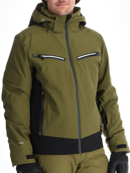 Icepeak 856120505-571 Ανδρικό Μπουφάν για Σκι & Snowboard Πράσινο