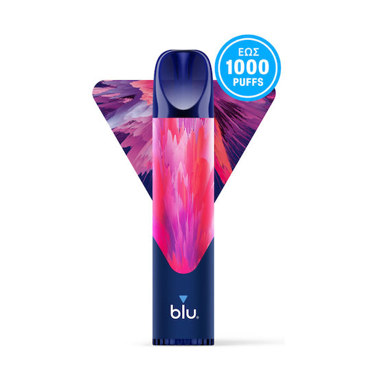 MyBlu Електронна Цигара за Еднократна Употреба 1000 Вдишвания Berry Mix 20мг Лилав 1бр